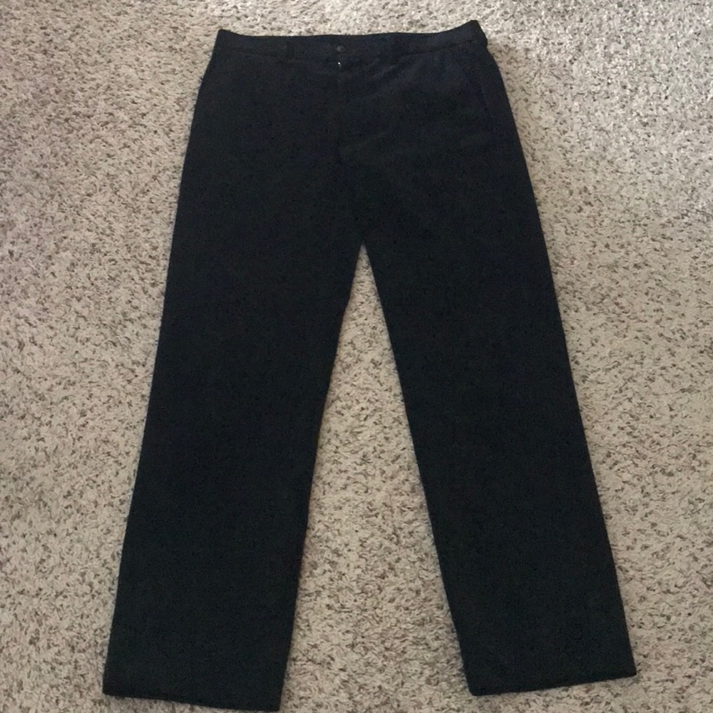 Sold Giorgio Armani black suede pants. Size 50